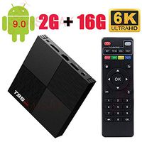 Android 9.0 TV Box with 2GB RAM 16GB ROM T95 Mini Quad Core Supporting 6K (60Hz) Full Support 2.4GHz WiFi 6K 3D Ultra HD