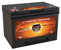 XTR34-75 12 Volt 75AH Deep Cycle, Xtreme AGM 12V Group 34 Battery (2)