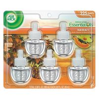 Air Wick Essential Oils Scented Oil Air Freshener Refill, Hawaii 0.67 each, 5 ea (10 Pack)