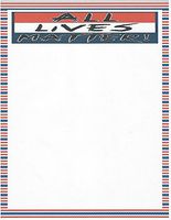 All Lives Matter Stationery Printer Paper 26 Sheets