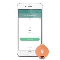 TrackR bravo - Bluetooth Tracking Device. Item Tracker. Phone Finder. iOS/Android Compatible. Generation 3, Rose Gold (2 Pack)