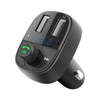 Drive Safe with The Newest 2019 Wireless FM Bluetooth Transmitter. Hands-Free Calling. Music. Amazing Audio Quality Car Adapter Micro SD Card MP3, USB MP3 Input, Dual Charging Ports for Smartphones