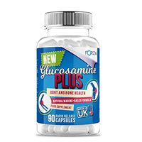 Glucosamine Plus Collagen - Joint, Bone Health & Arthritis Relief - Food Supplement - Strong Glucosamine Sulphate - 1200mg - 90 Capsules