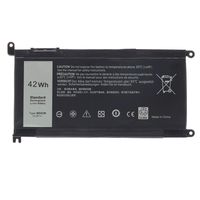WDX0R WDXOR Li-ion Battery for Dell Inspiron 15 5368 5567 5578 7000 7378 7569 7579;Dell Inspiron 13 7368 5368 5378 5379 7378 Battery;fit dell 3CRH3 T2JX4 FC92N CYMGM High Performance