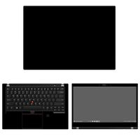 Decalrus - Protective Decal Black Skin Sticker for Lenovo ThinkPad T490 (14" Screen) case Cover wrap LEthinkpad14_T490-90