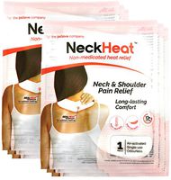 NeckHeat Air-Activated Neck & Shoulder Pain Relief Heat Therapy Patch - Pack of 6 (Patches/Wraps/Pads)