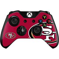 Skinit Decal Gaming Skin for Xbox One Controller - Officially Licensed NFL San Francisco 49ers Large Logo Design