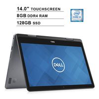 2019 Dell Inspiron 14 2-in-1 14 Inch HD Touchscreen Laptop (Intel Core i3-8145U to 3.9GHz, 8GB RAM, 128GB SSD, WiFi, Bluetooth, HDMI, Windows 10 Home) (Grey)