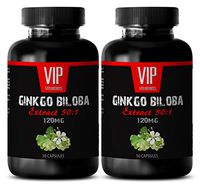 Ginkgo biloba for Energy - Ginkgo Biloba Leaf 120mg - Stronger Concentration (2 Bottles - 100 Capsules)