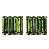 (8-Pack) HyperPS 1.2V AA 1200mAh Ni-MH Rechargeable Battery for High-Drain Devices, Quick Charge (Flat Top w/Soldering Tabs)
