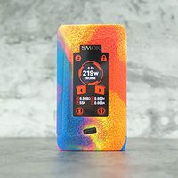 CEOKS for Smok Morph 219W Silicone Case, Anti-Slip Protective Silicone Case Skin Rubber Cover for Smok Morph 219W Vape Box Rubber case wrap Shield (Rainbow)