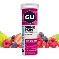 GU Energy Hydration Electrolyte Drink Tablets, 4-Count, Tri-Berry
