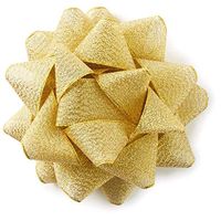 Hallmark Metallic Gold Fabric Ribbon Gift Bow