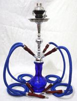 4 Hose Hookah Pipe BLUE BERRY 22 Nargila Shisha Smoking Party Set with Four Pro Lounge Hoses by Hookah4sale 4-Hose