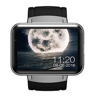 BLACK DM98 2.2INCH HD Camera Smart Watch Phone Dual Core 512MB+4GB 3G WiFi GPS Gift