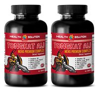 Testosterone Booster for Men - TONGKAT ALI Mens Complex - tongkat Indonesia ali Herbs - 2 Bottles (120 Tablets)