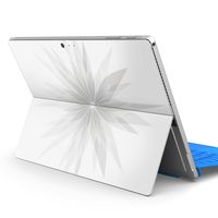 igsticker Ultra Thin Premium Protective Back Stickers Skins Universal Tablet Decal Cover for Microsoft Surface Pro 4/ Pro 2017/ Pro 6(2018) 009583 Flour　Simple　Gray