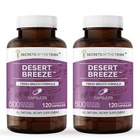 Desert Breeze 120 Capsules(2 pcs.), 500 mg, Sage, Green Tea, Ginkgo, Cranberry, Turmeric, Peppermint. Fresh Breath Formula (2x120 Capsules)