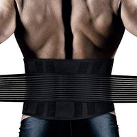 Hapord Back Brace Lower Lumbar Support Belt Lower Back Support Adjustable for Men and Women Breathable Mesh Design with Lumbar Pad Lower Back Belt Doctor Recommended-XXL(35.4inch-43.3inch）