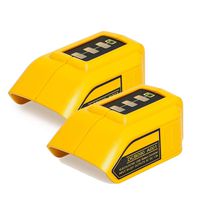 2Pack DCB090 12V/20V Max USB Power Source Compatible with Dewalt