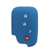 Sky Blue Key Fob Case Cover Jacket Keyless Remote Smart Key Fob Skin Clicker Case Skin Cover for Lexus GS430 GS300 IS350 IS250