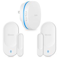 Govee Wireless Door Open Sensor, 2 Magnetic Door Entry Alert Security Contact Sensor, 1 Wireless Doorbell Plugin Receiver(330 Feet, 36 Tunes, 5 Volume Levels, LED Indicators)