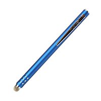 Lynktec TruGlide Mesh Fiber Stylus with Microfiber Knit Tip for All Capacitive Touch Screen Tablets, iPad, and Smartphone (Blue with Silver Clip)