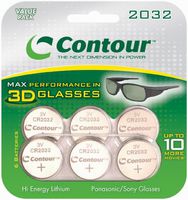Contour 3D CR2032 3-Volt Value Pack Lithium Batteries -6 Pack (Discontinued by Manufacturer)