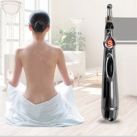 Electronic Acupuncture Pen with 3 Different Heads Battery Operated for Back Foot Nect Body, Massage Pen Energy Pen Relief Pain Tools, Meridian Energy Pen Massager