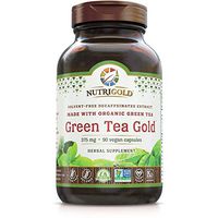 NutriGold Green Tea Gold - Metabolism, Weight-Loss, and Immune Support - 375 mg (90 organic veggie capsules)