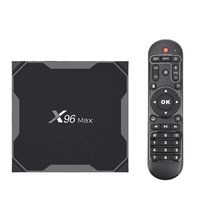 X96 Max Android 8.1 TV Box 4G 32G with Amlogic S905X2 Quad Core ARM Cortex A53 Supporting Bluetooth 4.1 4K Full HD 3D H.265 2.4G&5.8G WiFi Smart TV Box