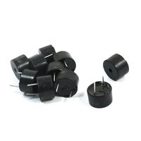 uxcell 10Pcs 12x7.5mm DC5V 87dB 2Poles Active Magnetic Buzzer Integrated