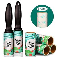 Lint Rollers for Pet Hair,Extra Sticky Lint Remover,Pet Hair Remover [300 Sheets/6 Refills], Lint Roller Set Brush for Dog & Cat Hair Removal,Clothes,Couch,Floor