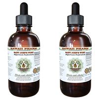 Saint John's Wort Alcohol-Free Liquid Extract, Organic Saint John's Wort (Hypericum Perforatum) Dried Herb Glycerite 4x4 oz