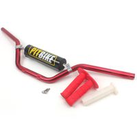 Wingsmoto Motorcycle 7/8" 22MM Handlebar Red Handle Bar + Foam Pad + Grips for CRF YZF KXF KLX RMZ DRZ KTM Pit Dirt Bike Motocross