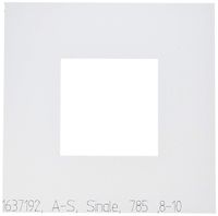 8x8 Antique Blue / Dutch Blue Custom Mat for Picture Frame with 4x4 opening size (Mat Only, Frame NOT Included)