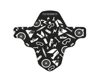 All Mountain Style AMSMG1JRWH Front Mudguard - Protects You and Your Bike from Waste and Dirt, Joy Ride/White