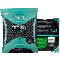 HyperGo: Full Body Fitness Wipes - Body Cleansing Wipes - Clean Off Odor and Sweat- Refresh and Moisturize Skin - All Natural Ingredients - Mint Scent