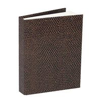 Caspari Snakeskin Mini Writing Journal in Brown & Black