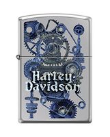 Zippo Harley-Davidson Gears High Polish Chrome Pocket Lighter