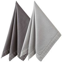 Waterford Rigato Napkin 20 in x 20 in - Charcoal