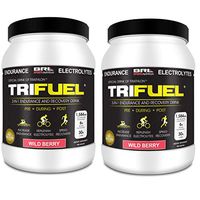 TRIFUEL - 3-in-1 Endurance and Recovery, Hydration, BCAA, Electrolyte Enhanced Drink (2 Pack Wild Berry (Save 15))
