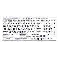 Extra Bold ZoomCaps: Black Characters on White Background