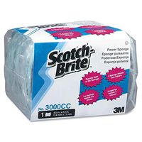 Scotch-Brite Power Sponge, Teal, 5/Pack