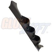 GlowShift Black Triple Pillar Gauge Pod for 2002-2007 Subaru Impreza WRX STI - ABS Plastic - Mounts (3) 2-1/16" (52mm) Gauges to Vehicle's A-Pillar