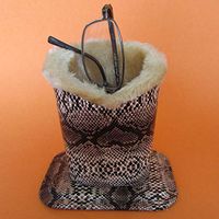 Snake Design Plush Eyeglass Stand Holder, Protect & Store