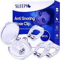 Sleepic Anti Snoring Clip, Silicone Magnetic Snore Stopper, Anti Snoring Device, Nose Clip for Men and Women(4PCS)