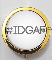 BlackKey IDGAF 3-Compartment Decorative Pocket Gift Box Case Organizer for Pill, Color 2 -922