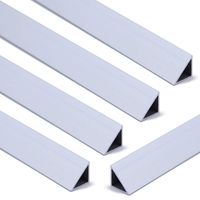 Muzata Cord Cover Raceway Kit,Cable Management Aluminum Channel,Paintable Cord Concealer System Covers,Cord Wires,Hiding and Concealing Wall Mount TV Powers Cords in Home Office U115 5PACK