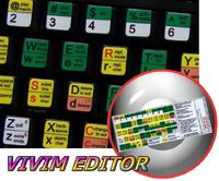 New VI and Vim Editor Keyboard Sticker